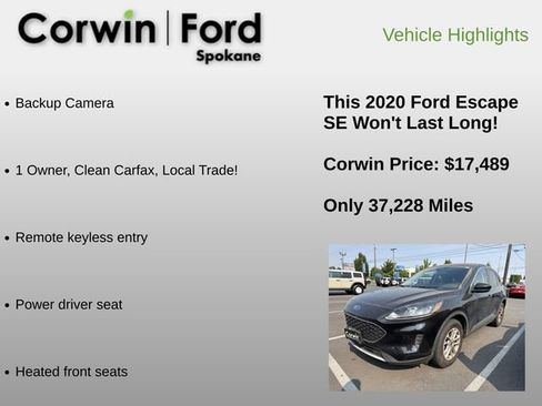 Used 2020 Ford Escape SE AWD/4WD image 6