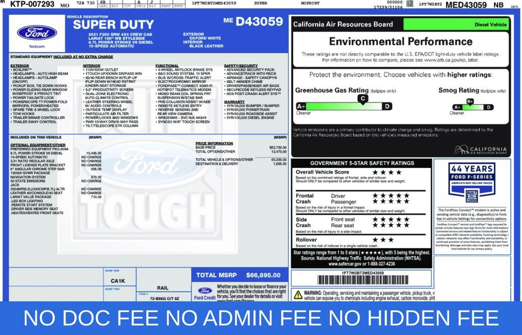 Used 2021 Ford F250 Lariat w/ Lariat Value Package AWD/4WD image 21