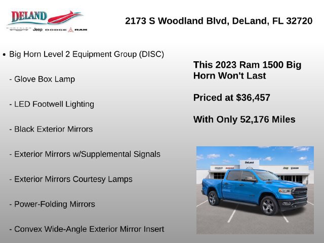 Used 2023 RAM 1500 Big Horn AWD/4WD image 22