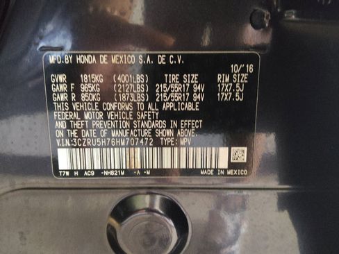 Used 2017 Honda HR-V EX-L image 33