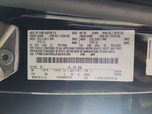 Used 2018 Ford Escape SEL FWD image 33