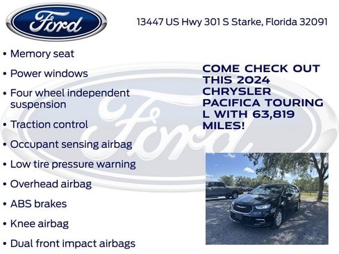 Used 2024 Chrysler Pacifica Touring-L FWD image 22