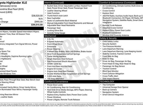 Used 2017 Toyota Highlander XLE image 15