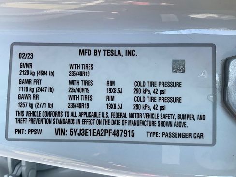 Used 2023 Tesla Model 3 Standard Range RWD image 20