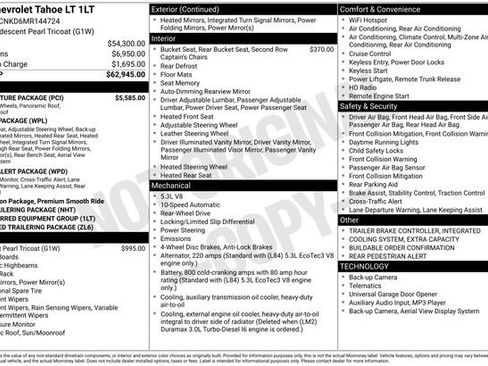 Used 2021 Chevrolet Tahoe LT w/ LT Signature Package image 33