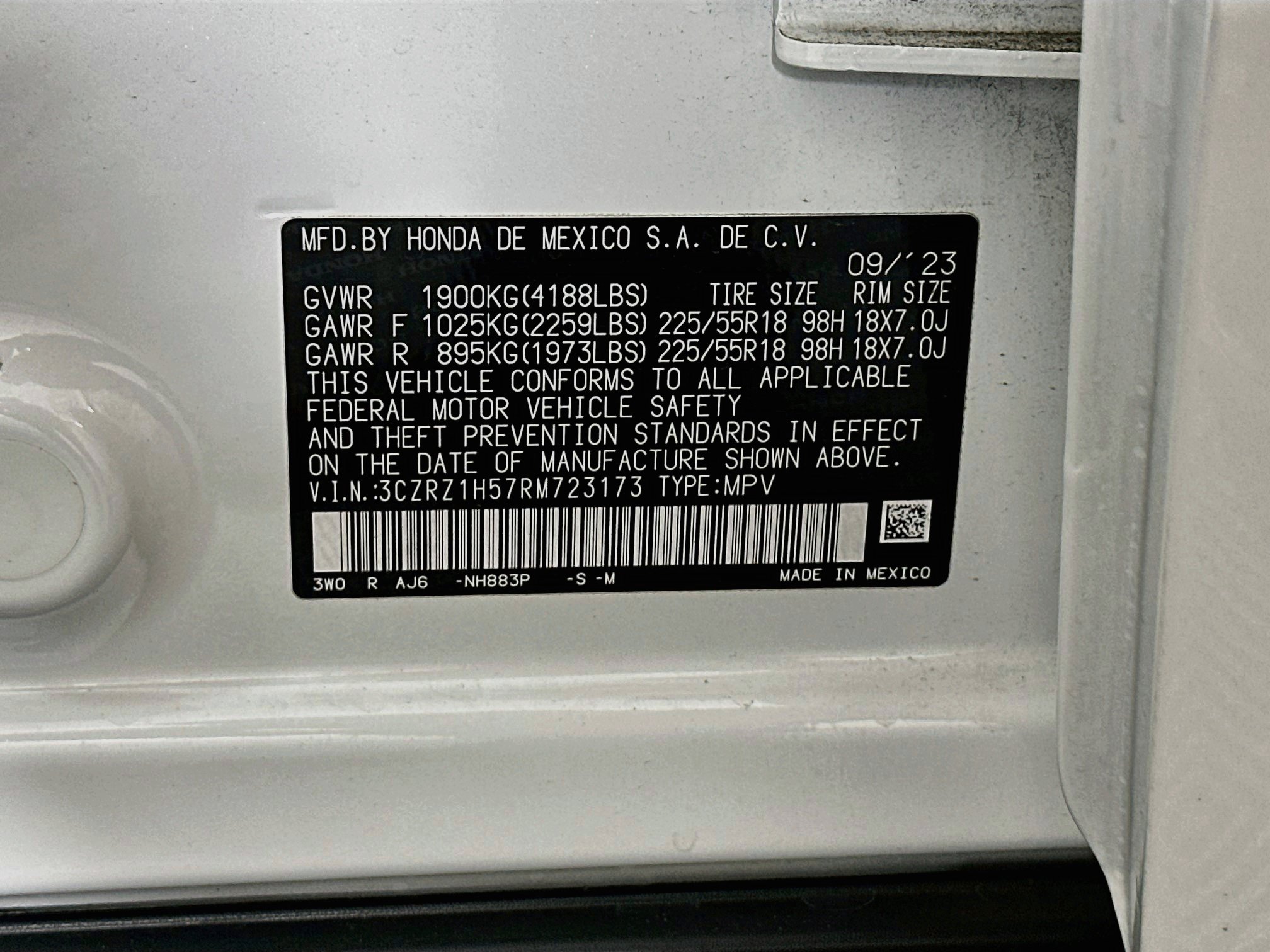 Used 2024 Honda HR-V Sport image 12