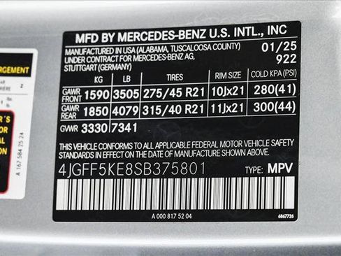 Certified 2025 Mercedes-Benz GLS 450 4MATIC image 28