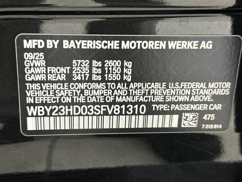 Certified 2025 BMW i4 eDrive40 w/ M Sport Package RWD image 20