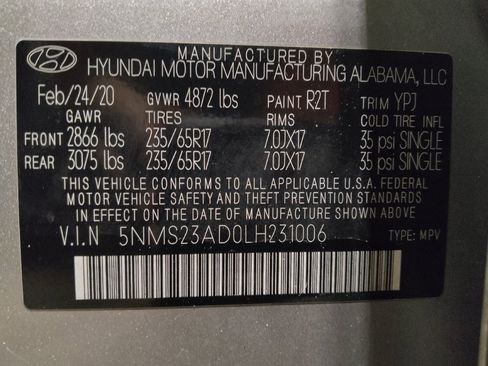 Used 2020 Hyundai Santa Fe SE image 33