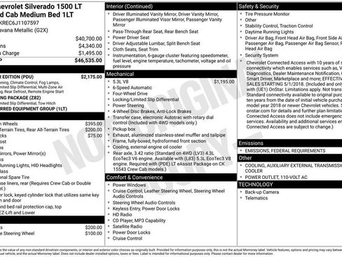 Used 2018 Chevrolet Silverado 1500 LT w/ All Star Edition image 29