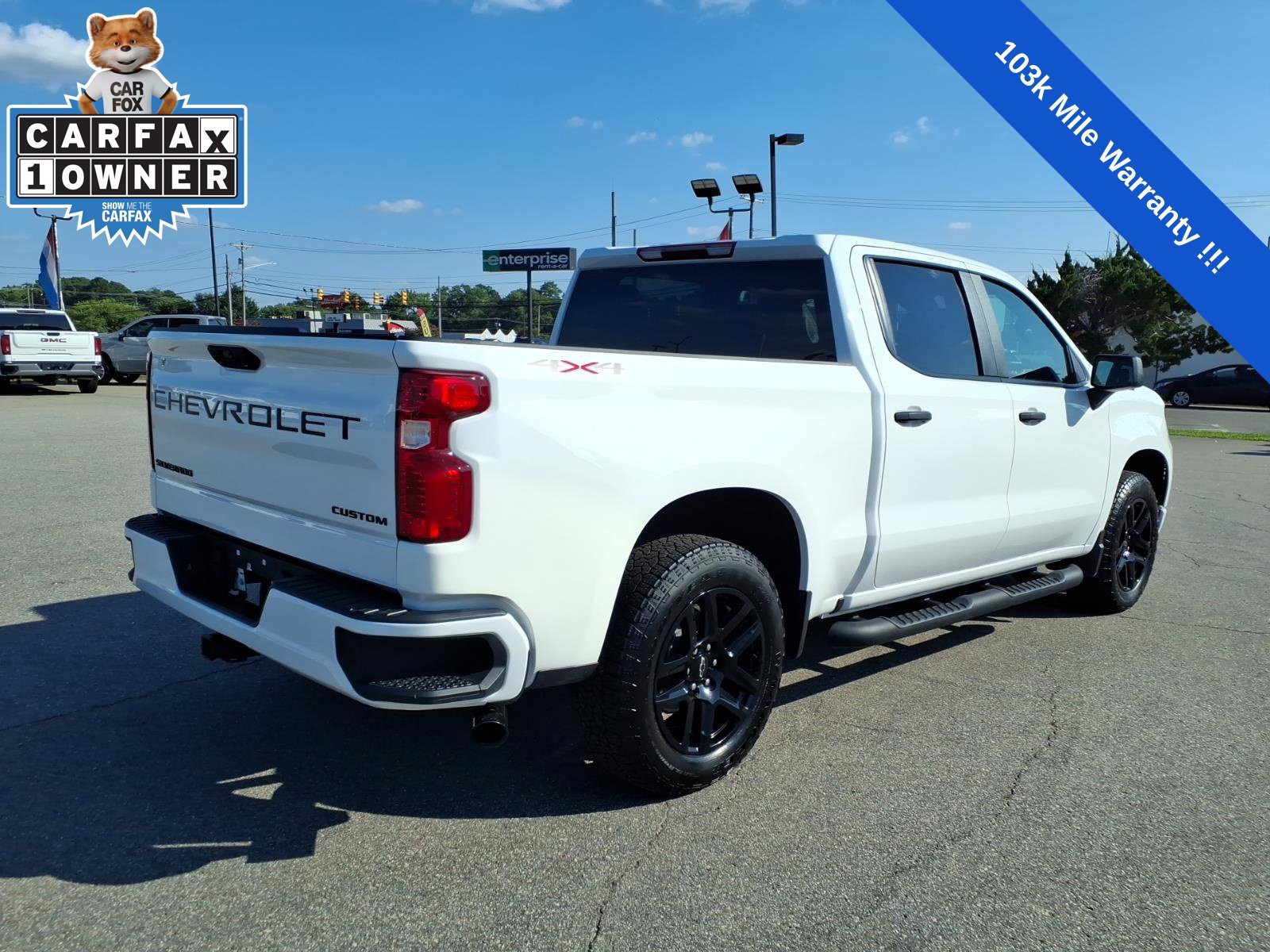 Used 2025 Chevrolet Silverado 1500 Custom w/ Turbomax Blackout Package AWD/4WD image 5