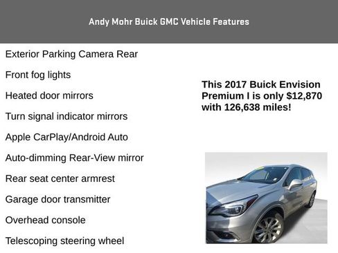 Used 2017 Buick Envision Premium AWD/4WD image 12
