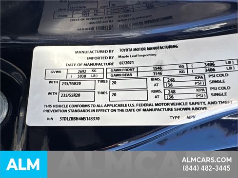 Used 2021 Toyota Highlander XSE image 44