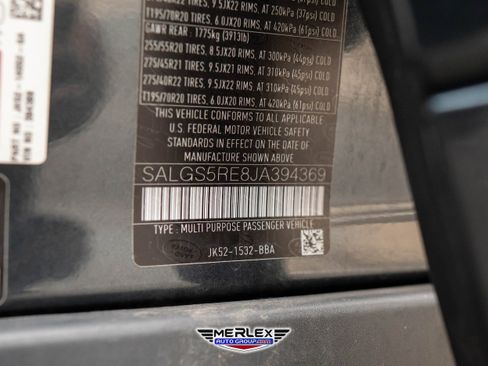 Used 2018 Land Rover Range Rover Long Wheelbase Supercharged image 58