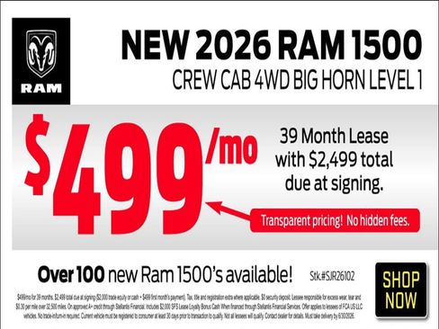 New 2026 RAM 1500 Big Horn AWD/4WD image 3