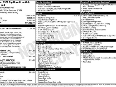 Used 2022 RAM 1500 Big Horn AWD/4WD image 27