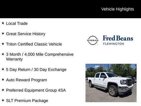 Used 2017 GMC Sierra 1500 SLT w/ SLT Premium Package AWD/4WD image 5