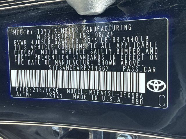 Used 2024 Toyota Corolla SE FWD image 26