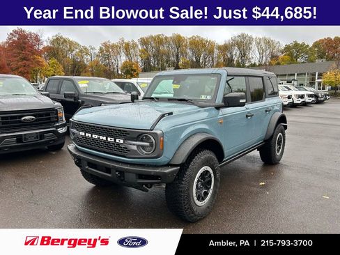 Certified 2022 Ford Bronco Badlands image 1