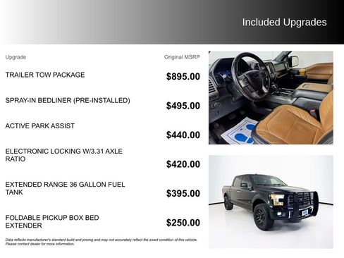 Used 2016 Ford F150 Limited w/ Trailer Tow Package AWD/4WD image 5