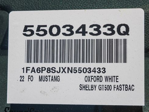 Used 2022 Ford Mustang Shelby GT500 w/ Technology Package RWD image 28