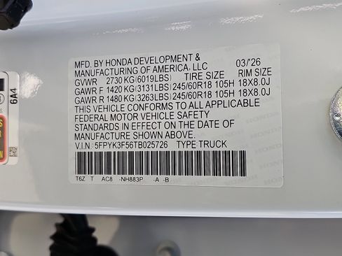 New 2026 Honda Ridgeline RTL image 10