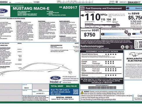 New 2025 Ford Mustang Mach-E Premium w/ Sport Appearance Package image 5