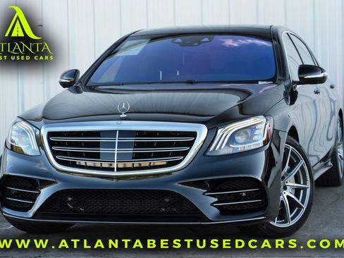 Used 2018 Mercedes-Benz S 560 Sedan w/ AMG Line Exterior image 1