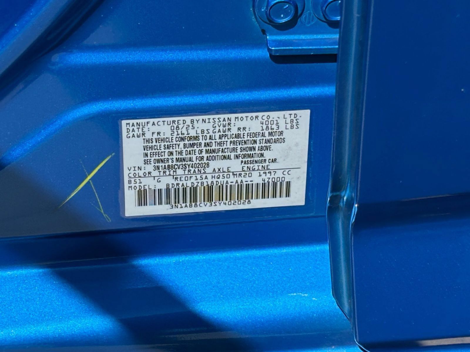 Used 2025 Nissan Sentra SV FWD image 29