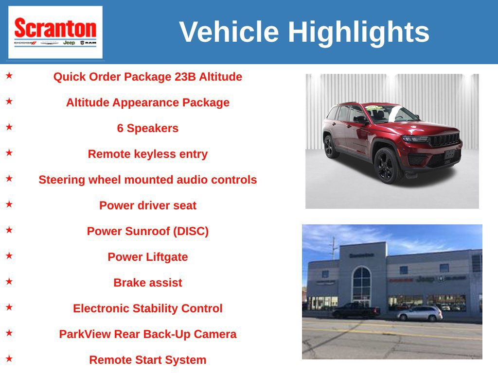 Certified 2023 Jeep Grand Cherokee Altitude AWD/4WD image 6