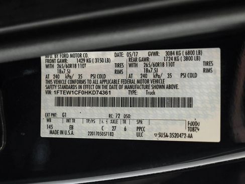 Used 2017 Ford F150 Lariat RWD image 50