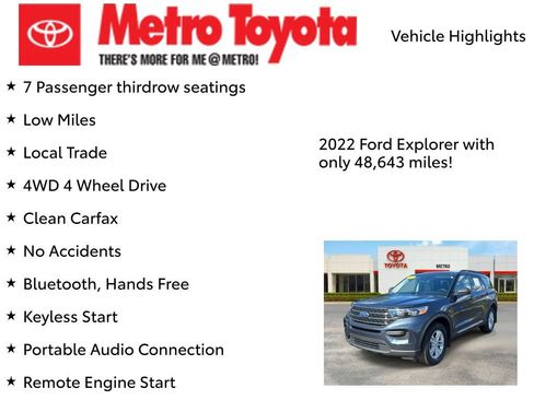 Used 2022 Ford Explorer XLT AWD/4WD image 7