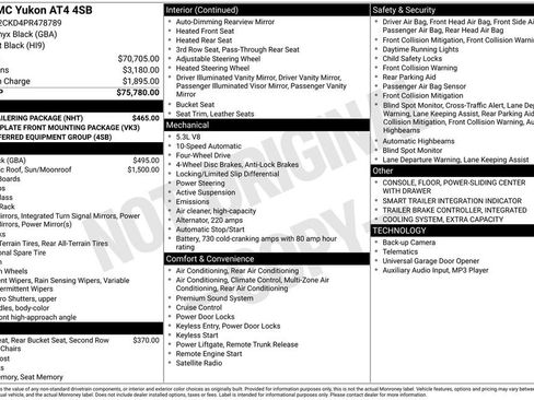 Used 2023 GMC Yukon AT4 w/ Max Trailering Package AWD/4WD image 4