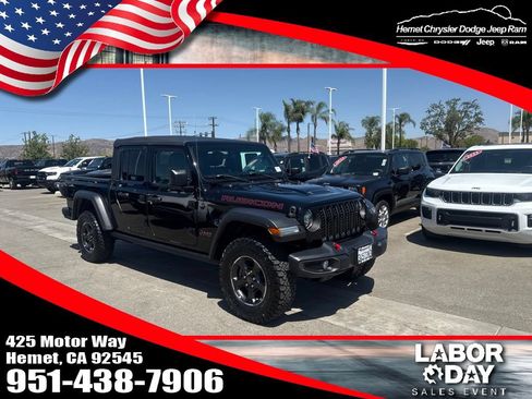 Used 2022 Jeep Gladiator Rubicon w/ LED Lighting Group AWD/4WD image 1
