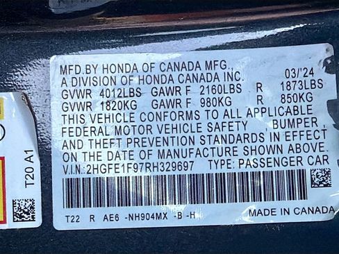 Used 2024 Honda Civic Touring image 33