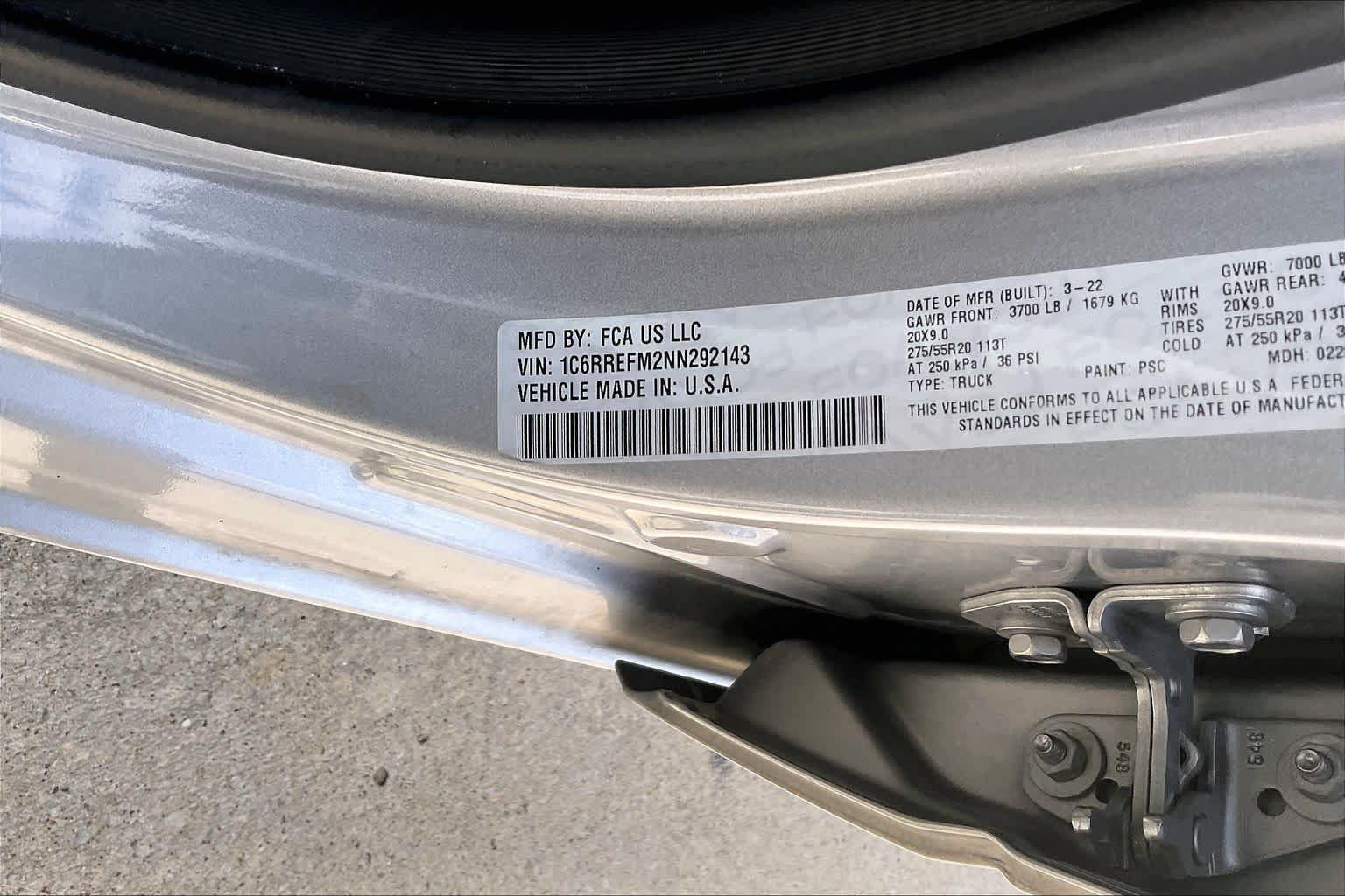 Used 2022 RAM 1500 Lone Star RWD image 32