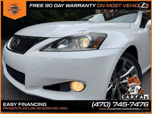 Used 2012 Lexus IS 350C w/ Luxury Pkg RWD image 4