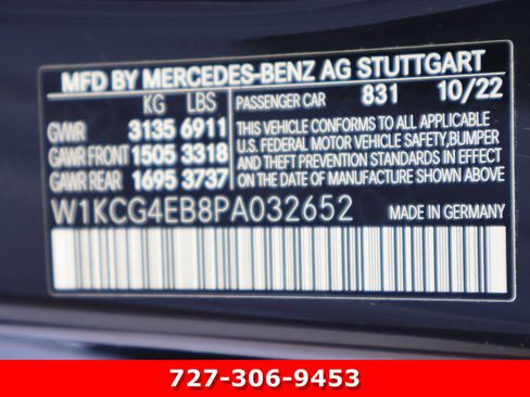 Certified 2023 Mercedes-Benz EQS 580 4MATIC Sedan image 30