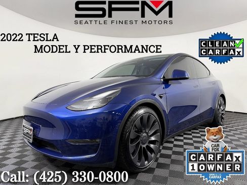 Used 2022 Tesla Model Y Performance AWD/4WD image 1