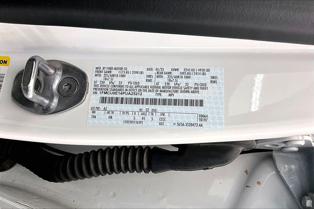 Certified 2023 Ford Escape SE FWD image 35