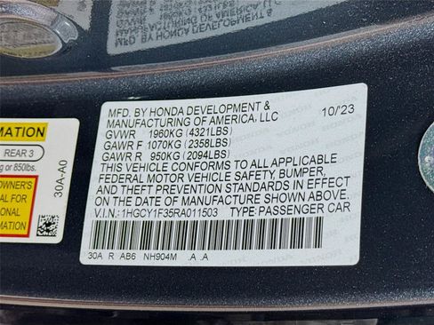 Used 2024 Honda Accord EX image 22