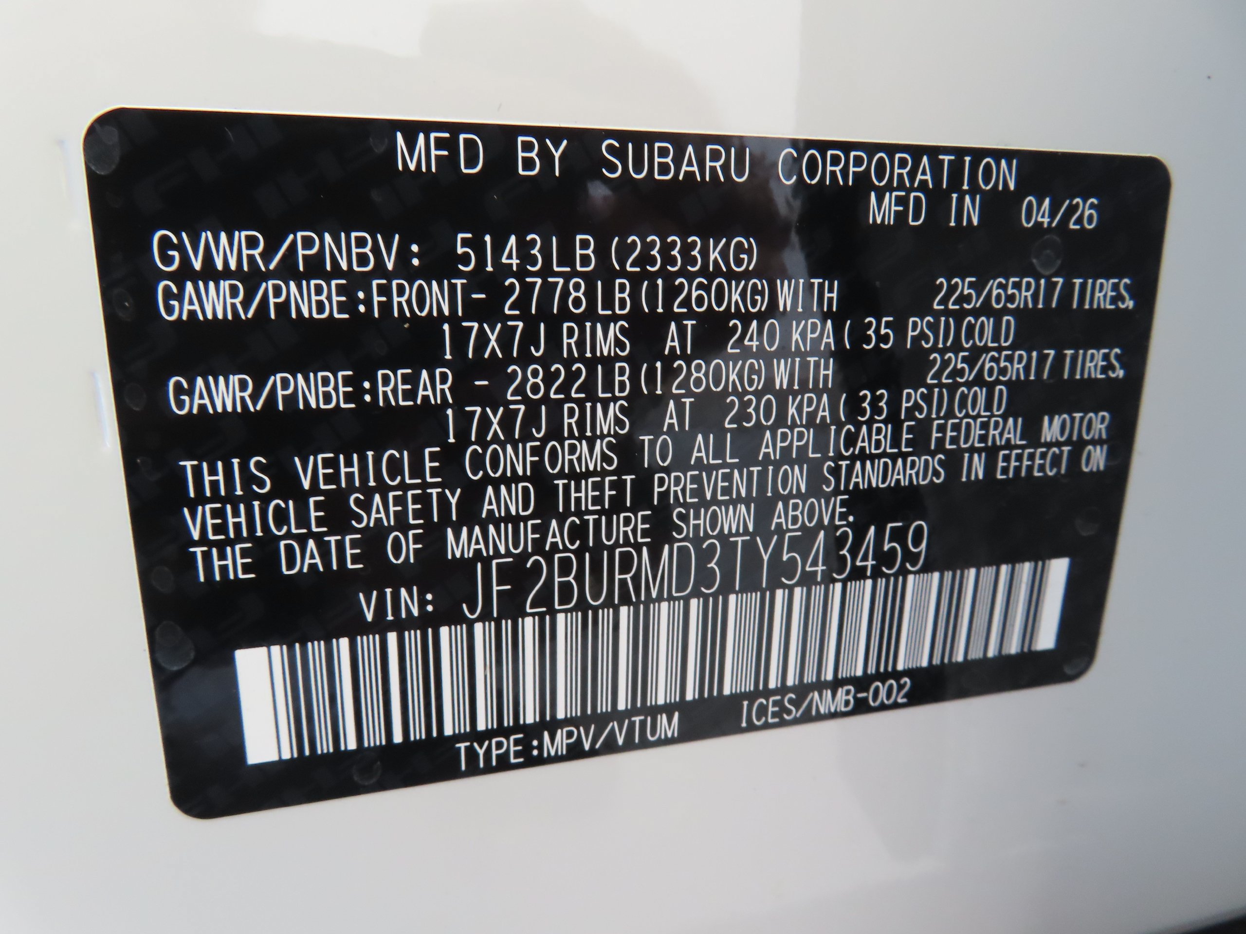New 2026 Subaru Outback Wilderness AWD/4WD image 27