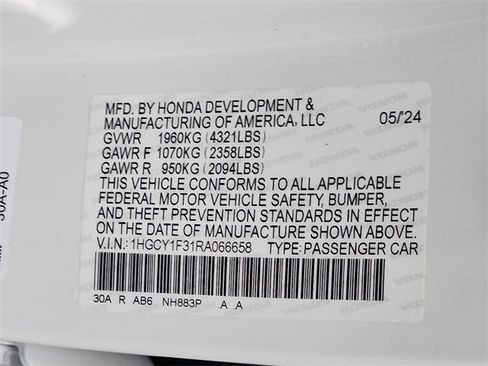 Used 2024 Honda Accord EX image 27