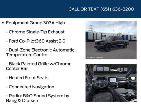 New 2025 Ford F150 XLT w/ Equipment Group 303A High image 15