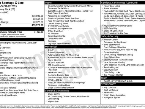 Certified 2023 Kia Sportage X-Line w/ X-Line Premium Package AWD/4WD image 9