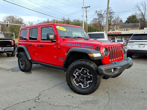 Used 2022 Jeep Wrangler Unlimited Rubicon 4xe w/ Cold Weather Group image 1