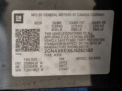 Used 2018 Chevrolet Equinox LT image 67