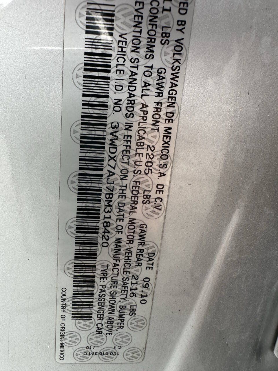 Used 2011 Volkswagen Jetta SE FWD image 15