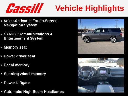 Used 2019 Ford Expedition Max Limited w/ Equipment Group 302A image 13