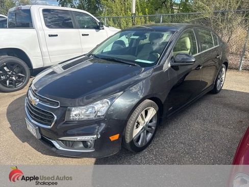 Used 2015 Chevrolet Cruze LTZ w/ Sun, Sound and Sport Package FWD image 2